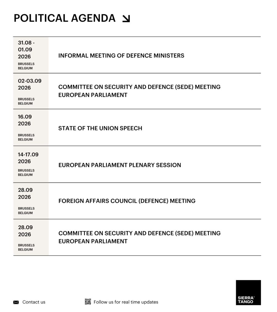 Political Agenda 09/2026 